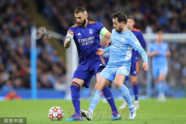 欧冠-进球大战!丁丁传射本泽马双响 曼城4-3皇马